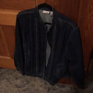 💜💜Chico’s Platinum Denim Jacket💜💜